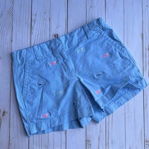 Girls' Whale Embroidered Every Day Shorts Vineyard Vines Blue Size 10